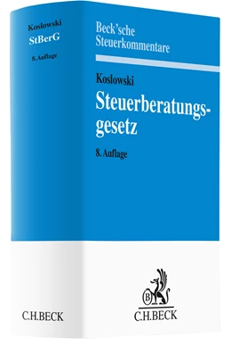 Abbildung von Koslowski | Steuerberatungsgesetz: StBerG | 8. Auflage | 2022 | beck-shop.de