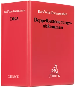 Abbildung von Doppelbesteuerungsabkommen Hauptordner 100 mm • 1 Ersatzordner (leer) | 1. Auflage | 2021 | beck-shop.de