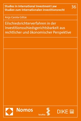 Abbildung von Götze | Eilschiedsrichterverfahren in der Investitionsschiedsgerichtsbarkeit aus rechtlicher und ökonomischer Perspektive | 1. Auflage | 2021 | 36 | beck-shop.de