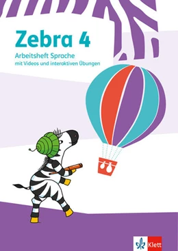 Abbildung von Zebra 4. Arbeitsheft Sprache mit Videos und interaktiven Übungen Klasse 4 | 1. Auflage | 2021 | beck-shop.de