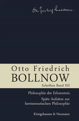 Abbildung von Boelhauve / Kühne-Bertran | Otto Friedrich Bollnow: Schriften. Band 12 | 1. Auflage | 2021 | beck-shop.de