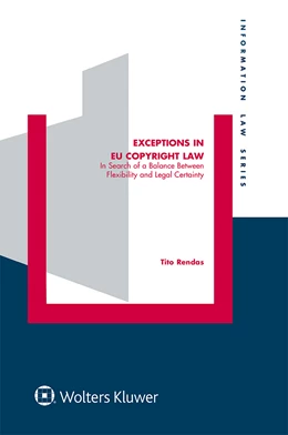 Abbildung von Rendas | Exceptions in EU Copyright Law | 1. Auflage | 2021 | beck-shop.de