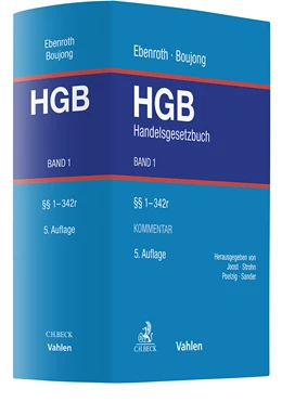 Abbildung von Ebenroth / Boujong | Handelsgesetzbuch: HGB, Band 1: §§ 1-342r | 5. Auflage | 2024 | beck-shop.de