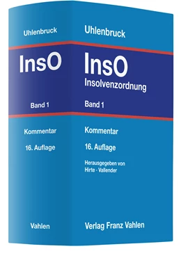 Abbildung von Uhlenbruck | Insolvenzordnung: InsO, Band 1: Band 1 | 16. Auflage | 2025 | beck-shop.de