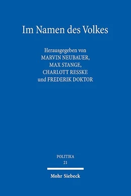 Abbildung von Neubauer / Stange | Im Namen des Volkes | 1. Auflage | 2021 | beck-shop.de