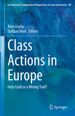 Abbildung von Uzelac / Voet | Class Actions in Europe | 1. Auflage | 2021 | 89 | beck-shop.de