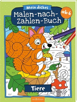 Abbildung von Mein dickes Malen-nach-Zahlen-Buch - Tiere | 1. Auflage | 2021 | beck-shop.de