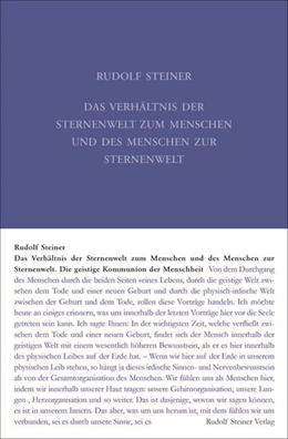 Abbildung von Steiner / Rudolf Steiner Nachlassverwaltung | Das Verhältnis der Sternenwelt zum Menschen und des Menschen zur Sternenwelt | 7. Auflage | 2022 | beck-shop.de