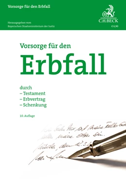 Abbildung von Vorsorge für den Erbfall | 10. Auflage | 2022 | beck-shop.de