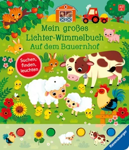 Abbildung von Grimm | Mein großes Lichter-Wimmelbuch: Auf dem Bauernhof | 1. Auflage | 2022 | beck-shop.de