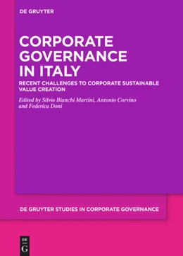 Abbildung von Bianchi Martini / Corvino | Corporate Governance in Italy | 1. Auflage | 2025 | beck-shop.de