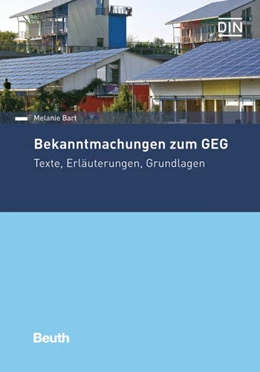 Abbildung von Bart | Bekanntmachungen zum GEG | 1. Auflage | 2022 | beck-shop.de