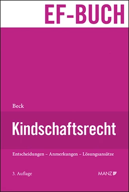 Abbildung von Beck | Kindschaftsrecht | 3. Auflage | 2021 | beck-shop.de