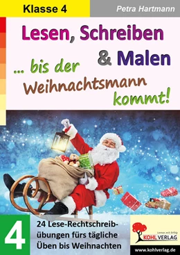 Abbildung von Hartmann | Lesen, Schreiben und Malen ... bis der Weihnachtsmann kommt! / Klasse 4 | 1. Auflage | 2020 | beck-shop.de