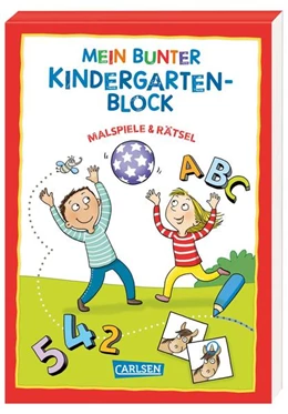 Abbildung von Sörensen | Mein bunter Kindergarten-Block: Malspiele und Rätsel | 1. Auflage | 2021 | beck-shop.de