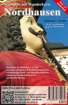 Abbildung von Kartographische Kommunale Verlagsgesellschaft mbH | Nordhausen 1:12 500 | 4. Auflage | 2021 | beck-shop.de