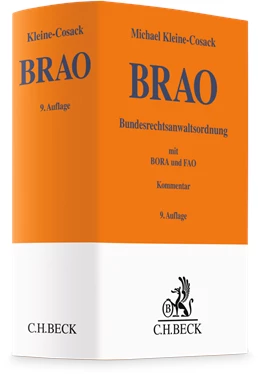 Abbildung von Kleine-Cosack | Bundesrechtsanwaltsordnung: BRAO | 9. Auflage | 2022 | beck-shop.de