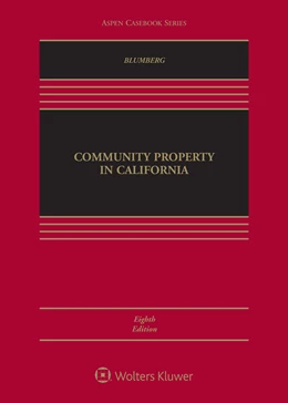 Abbildung von Blumberg | Community Property in California | 8. Auflage | 2021 | beck-shop.de