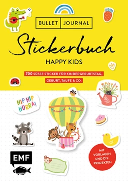 Abbildung von Bullet Journal - Stickerbuch Happy Kids: 1100 süße Sticker für Kindergeburtstag, Geburt, Taufe & Co. | 1. Auflage | 2021 | beck-shop.de