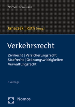 Abbildung von Janeczek / Roth (Hrsg.) | Verkehrsrecht | 5. Auflage | 2022 | beck-shop.de