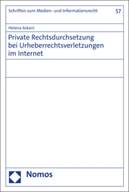 Abbildung von Askani | Private Rechtsdurchsetzung bei Urheberrechtsverletzungen im Internet | 1. Auflage | 2021 | beck-shop.de