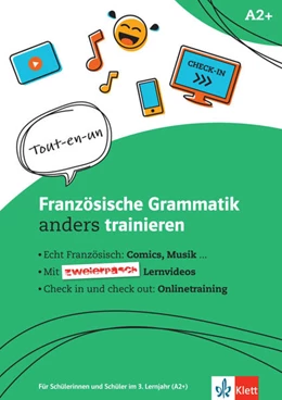 Abbildung von Französische Grammatik anders trainieren. Grammatik-Schülerarbeitsheft + Klett-Augmented | 1. Auflage | 2021 | beck-shop.de
