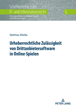 Abbildung von Mörike | Urheberrechtliche Zulässigkeit von Drittanbietersoftware in Online-Spielen | 1. Auflage | 2021 | beck-shop.de
