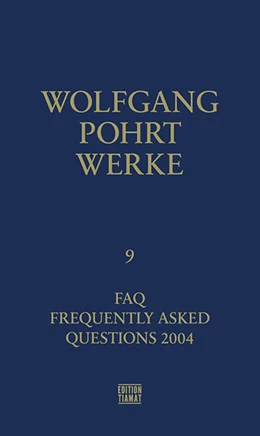 Abbildung von Pohrt / Bittermann | Werke Band 9 | 1. Auflage | 2021 | beck-shop.de