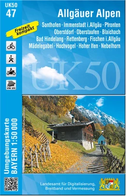 Abbildung von Landesamt für Digitalisierung | Allgäuer Alpen 1:50 000 (UK50-47) | 1. Auflage | 2021 | beck-shop.de