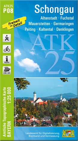 Abbildung von ATK25-P08 Schongau (Amtliche Topographische Karte 1:25000) | 1. Auflage | 2021 | beck-shop.de