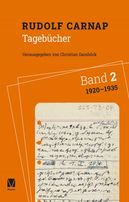 Abbildung von Carnap / Damböck | Tagebücher Band 2: 1920–1935 | 1. Auflage | 2022 | beck-shop.de