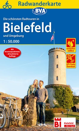 Abbildung von BVA BikeMedia GmbH / Stadt Bielefeld | Radwanderkarte BVA Radwandern in Bielefeld und Umgebung 1:50.000, reiß- und wetterfest, GPS-Tracks Download | 6. Auflage | 2021 | beck-shop.de