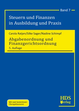 Abbildung von Ratjen / Sager | Abgabenordnung und Finanzgerichtsordnung | 4. Auflage | 2021 | Band 7 | beck-shop.de