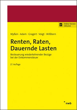 Abbildung von Myßen / Adam | Renten, Raten, Dauernde Lasten | 17. Auflage | 2021 | beck-shop.de