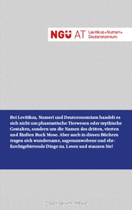 Abbildung von NGÜ AT: Levitikus + Numeri + Deuteronomium | 1. Auflage | 2021 | beck-shop.de