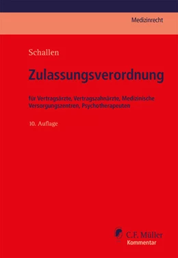 Abbildung von Schallen / Clemens | Zulassungsverordnung | 10. Auflage | 2025 | beck-shop.de