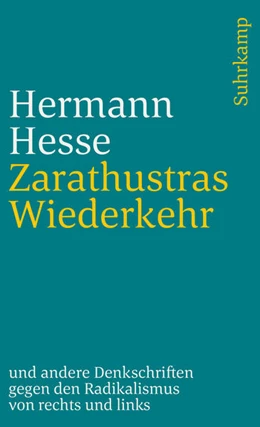 Abbildung von Hesse / Michels | Zarathustras Wiederkehr | 1. Auflage | 2021 | beck-shop.de