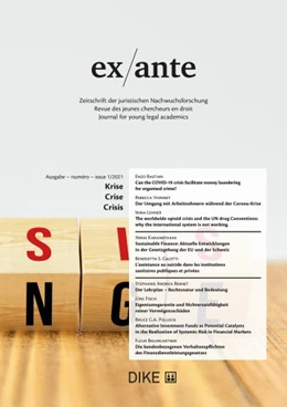 Abbildung von ex/ante 1/2021 Krise = Crise = Crisis | 1. Auflage | 2021 | beck-shop.de