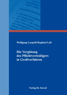 Abbildung von Lell | Die Vergütung des Pflichtverteidigers in Großverfahren | 1. Auflage | 2021 | 29 | beck-shop.de