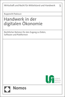 Abbildung von Podszun | Handwerk in der digitalen Ökonomie | 1. Auflage | 2021 | 5 | beck-shop.de