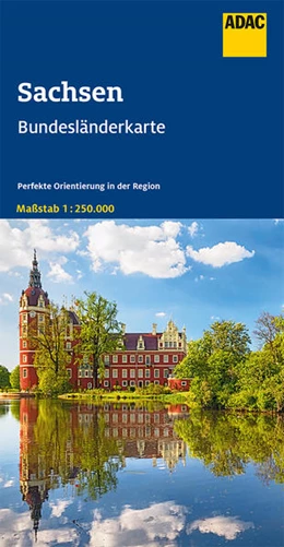 Abbildung von ADAC Bundesländerkarte Deutschland 09 Sachsen 1:250.000 | 6. Auflage | 2021 | beck-shop.de