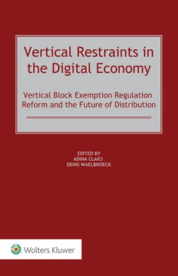 Abbildung von Claici / Waelbroeck | Vertical Restraints in the Digital Economy | 1. Auflage | 2021 | beck-shop.de