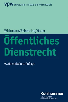 Abbildung von Hauer / Wichmann | Öffentliches Dienstrecht | 9. Auflage | 2025 | beck-shop.de