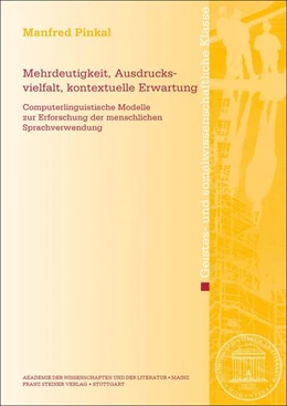 Abbildung von Pinkal | Mehrdeutigkeit, Ausdrucksvielfalt, kontextuelle Erwartung | 1. Auflage | | beck-shop.de