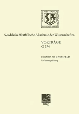 Abbildung von Großfeld | Rechtsvergleichung | 1. Auflage | 2013 | beck-shop.de