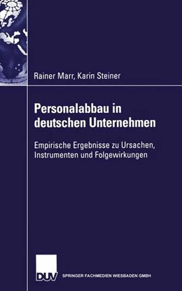 Abbildung von Marr / Steiner | Personalabbau in deutschen Unternehmen | 1. Auflage | 2019 | beck-shop.de