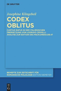 Abbildung von Klingebeil | Codex oblitus | 1. Auflage | 2022 | 464 | beck-shop.de