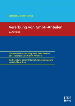 Abbildung von Ossola-Haring | Vererbung von GmbH-Anteilen | 2. Auflage | 2021 | beck-shop.de