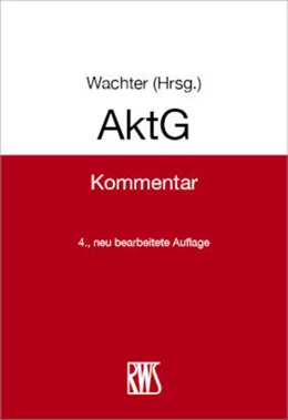 Abbildung von Wachter (Hrsg.) | AktG | 4. Auflage | 2022 | beck-shop.de