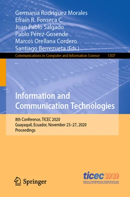 Abbildung von Rodriguez Morales / Fonseca C. | Information and Communication Technologies | 1. Auflage | 2020 | beck-shop.de